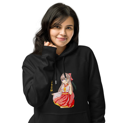 Charm and Comfort Combined: Chibi Unisex Eco Raglan Hoodies for Every Wardrobe