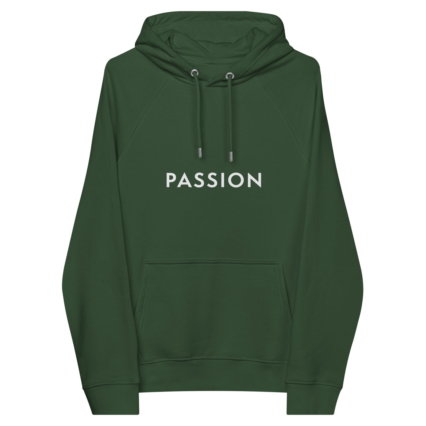 Passion Unisex eco raglan hoodie