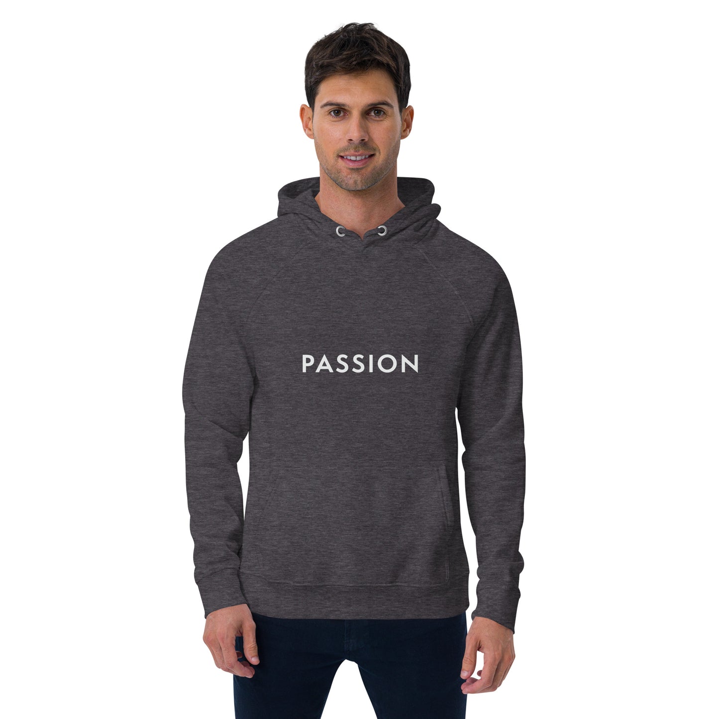 Passion Unisex eco raglan hoodie