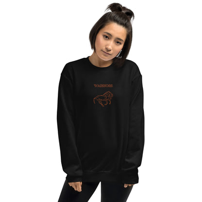 Join the Team with this Comfortable Warriors Embroidered Sweatshirt