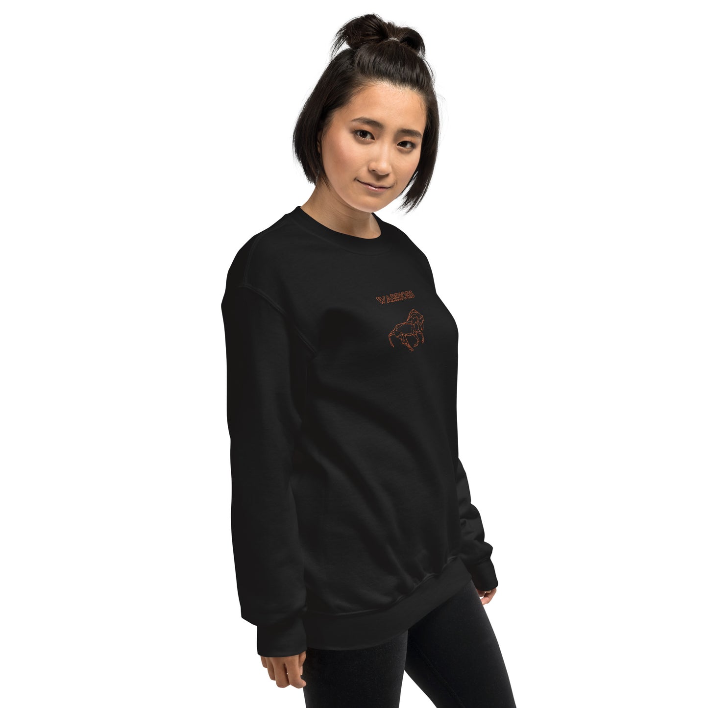 Join the Team with this Comfortable Warriors Embroidered Sweatshirt