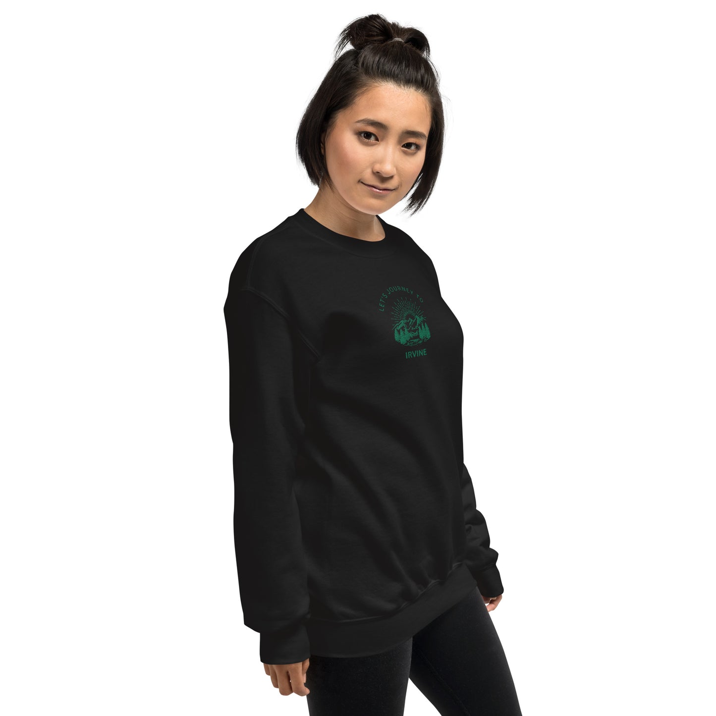 Let's Journey to Irvine Embroidered Sweatshirt