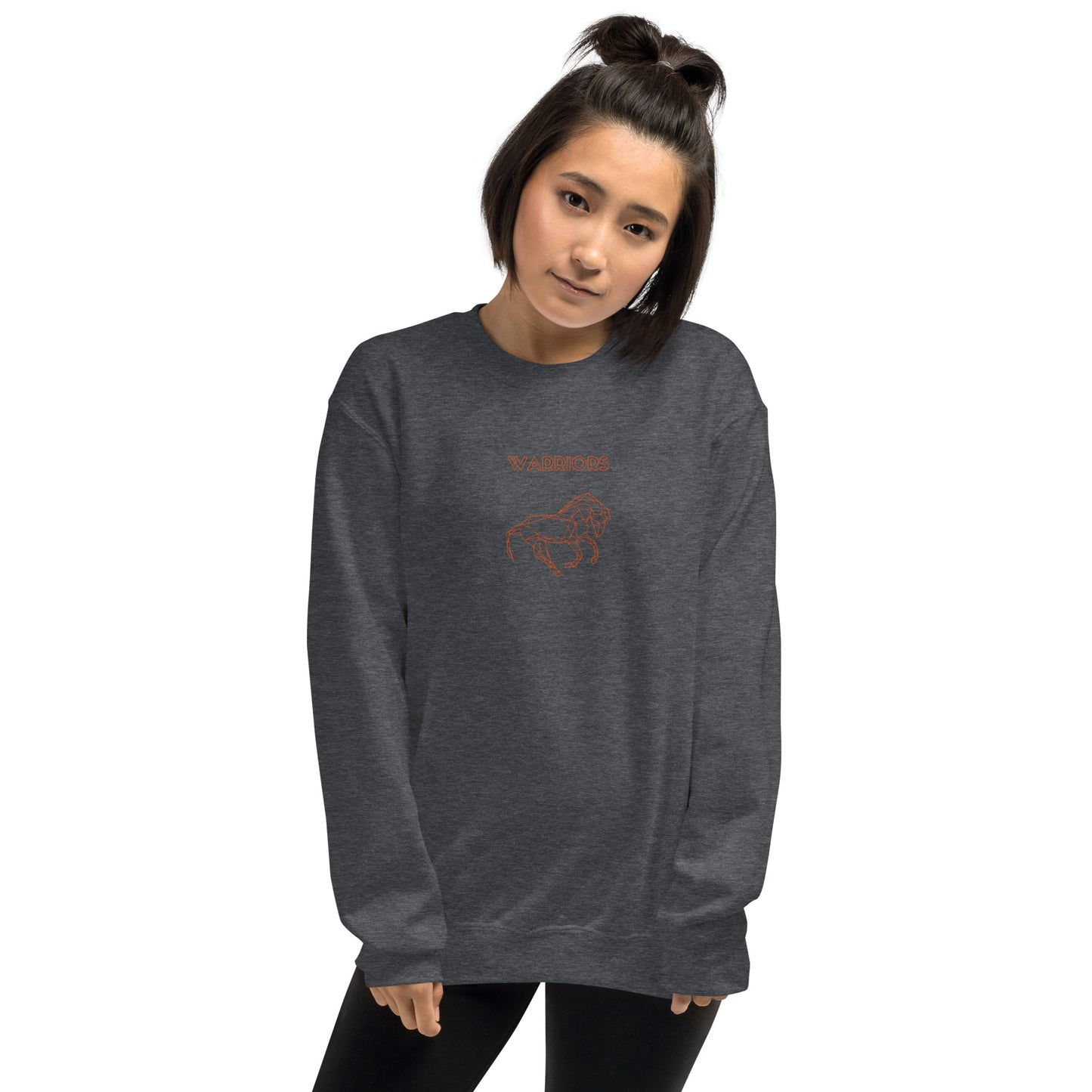 Join the Team with this Comfortable Warriors Embroidered Sweatshirt