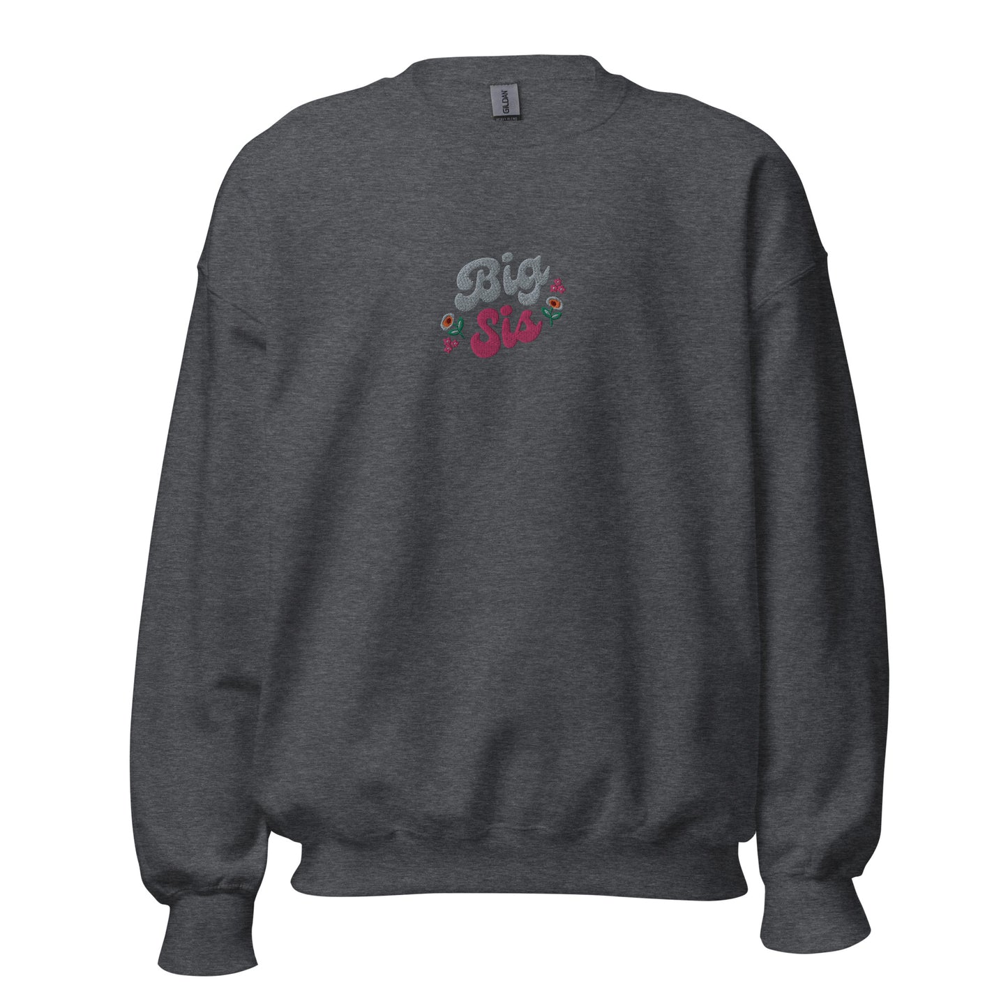 Show Your Love for Your Big Sis with this Comfortable Embroidered Sweatshirt