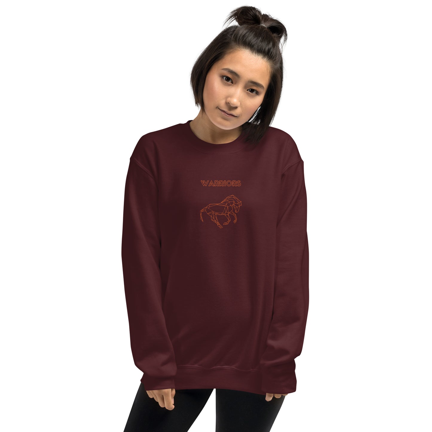 Join the Team with this Comfortable Warriors Embroidered Sweatshirt