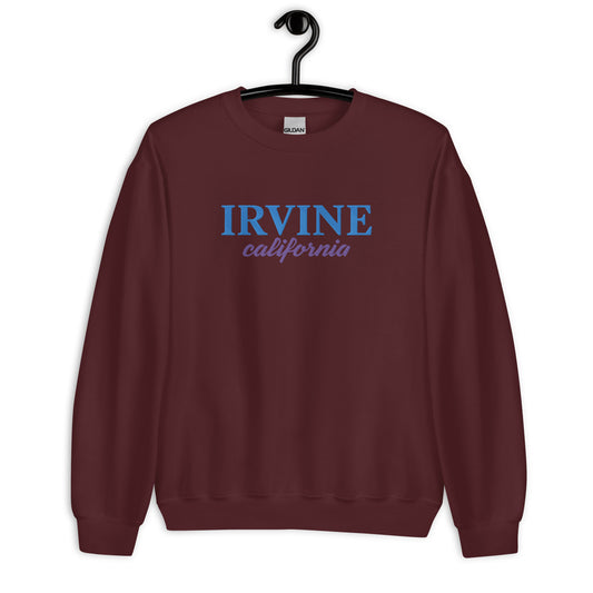 Represent Irvine, California with this Stylish Embroidered Sweatshirt