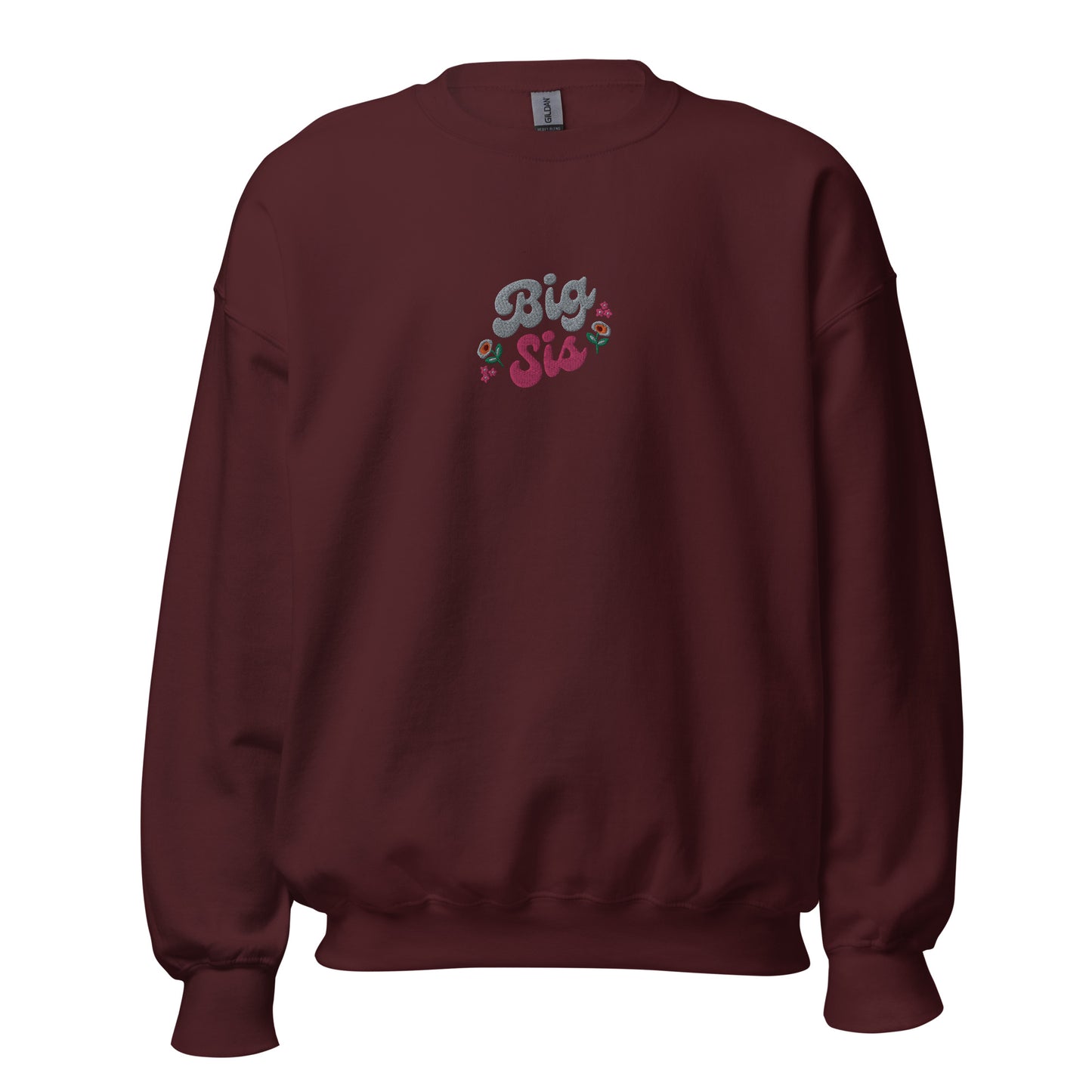 Show Your Love for Your Big Sis with this Comfortable Embroidered Sweatshirt