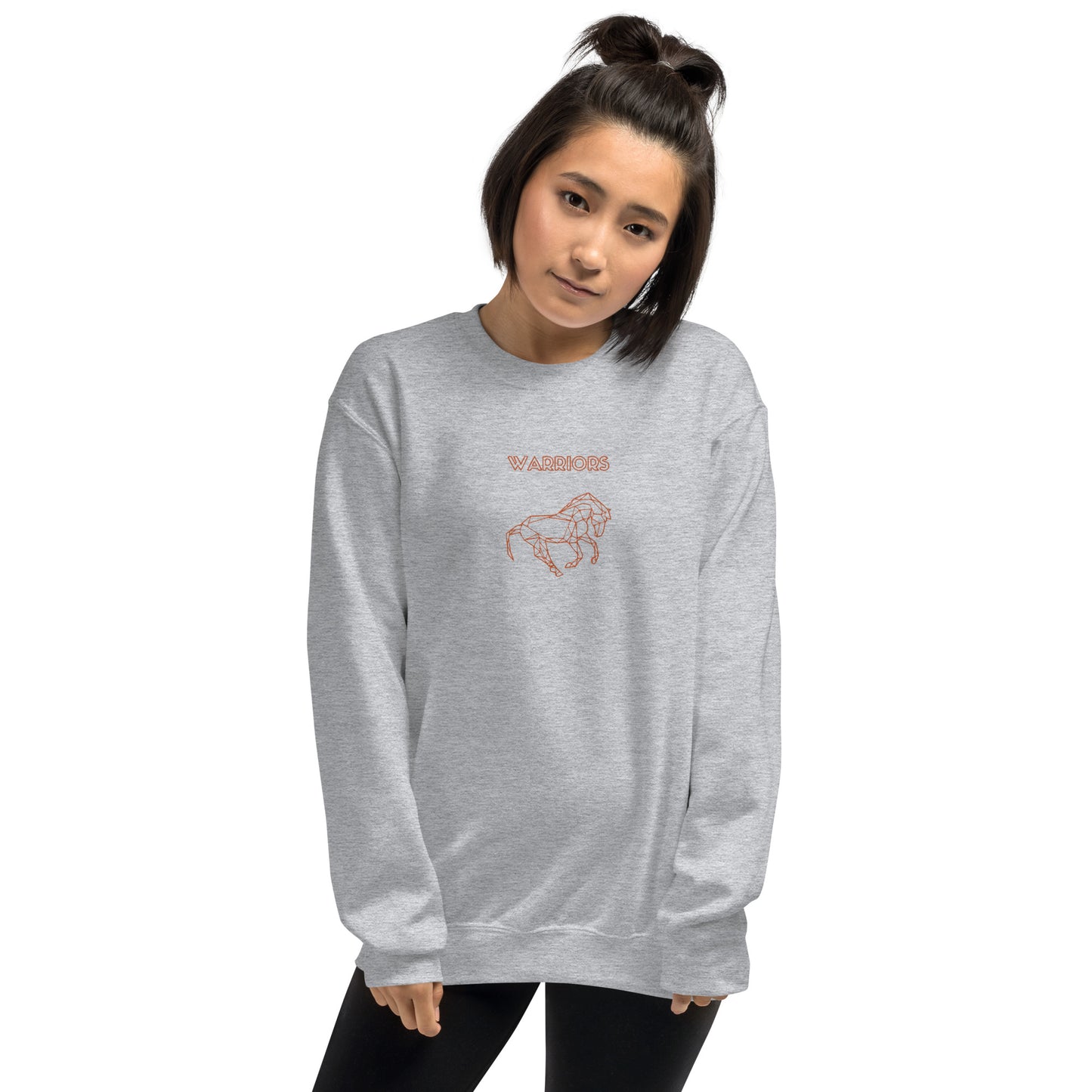 Join the Team with this Comfortable Warriors Embroidered Sweatshirt