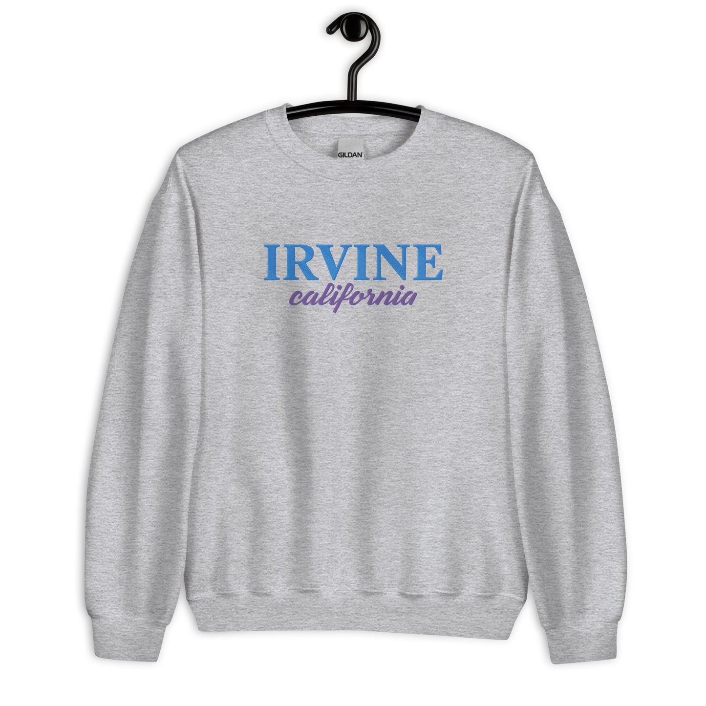 Represent Irvine, California with this Stylish Embroidered Sweatshirt