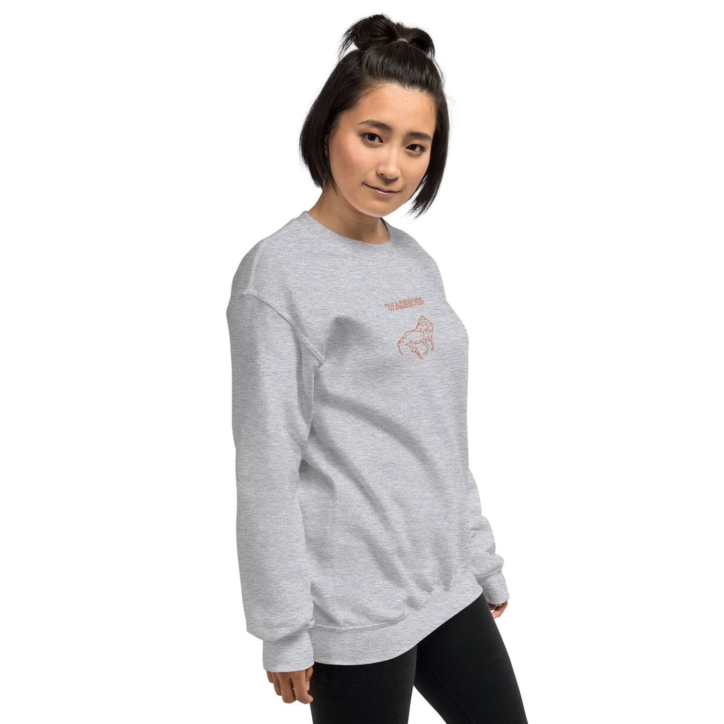 Join the Team with this Comfortable Warriors Embroidered Sweatshirt